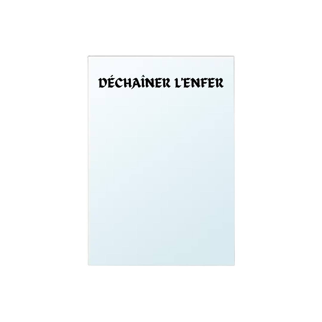 Miroir Déchainer l'enfer - Gladiator