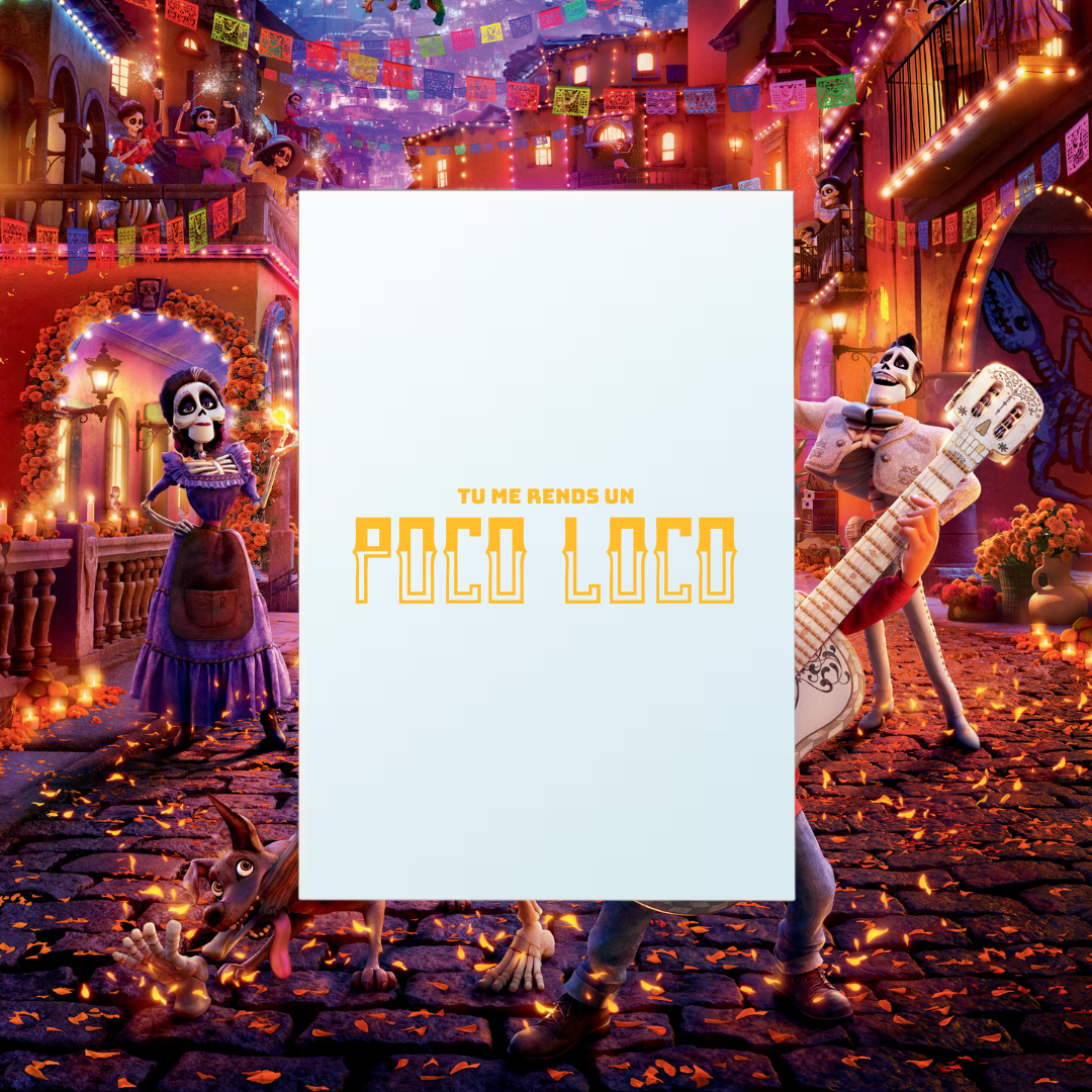Miroir Un poco loco - Coco Pixar