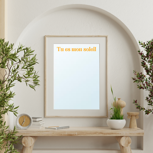 Tu es mon soleil